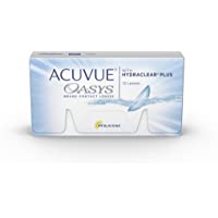 ACUVUE® OASYS with HYDRACLEAR® PLUS - Lentillas quincenales - protección UV - 12 lentes